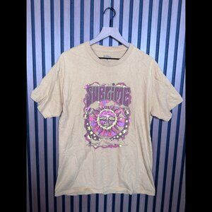 Sublime T Shirt Large Mens Orange Sunflower Short Sleeve Graphic Tee